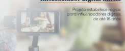 Influenciador digital mirim